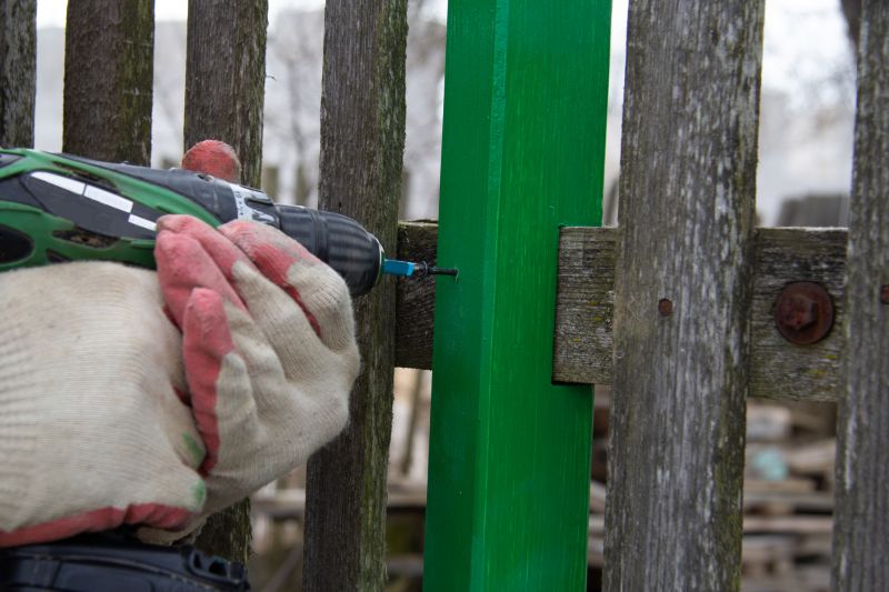 Fence Repair in Spring