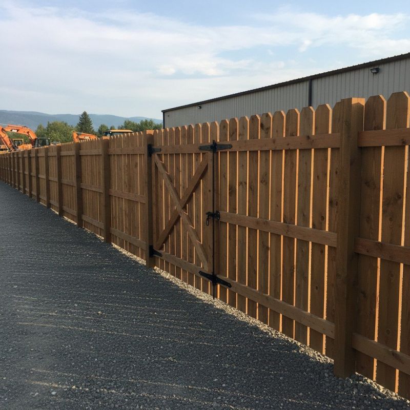 Church Fence Installation detail
