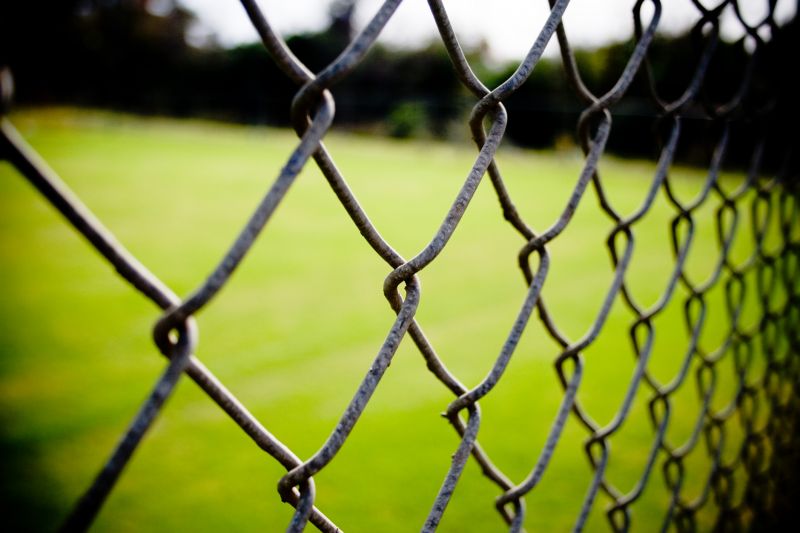Commercial Metal Fence Service detail