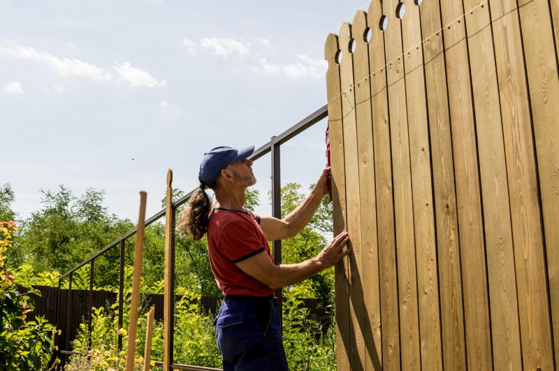 Fence Contractors at Work
